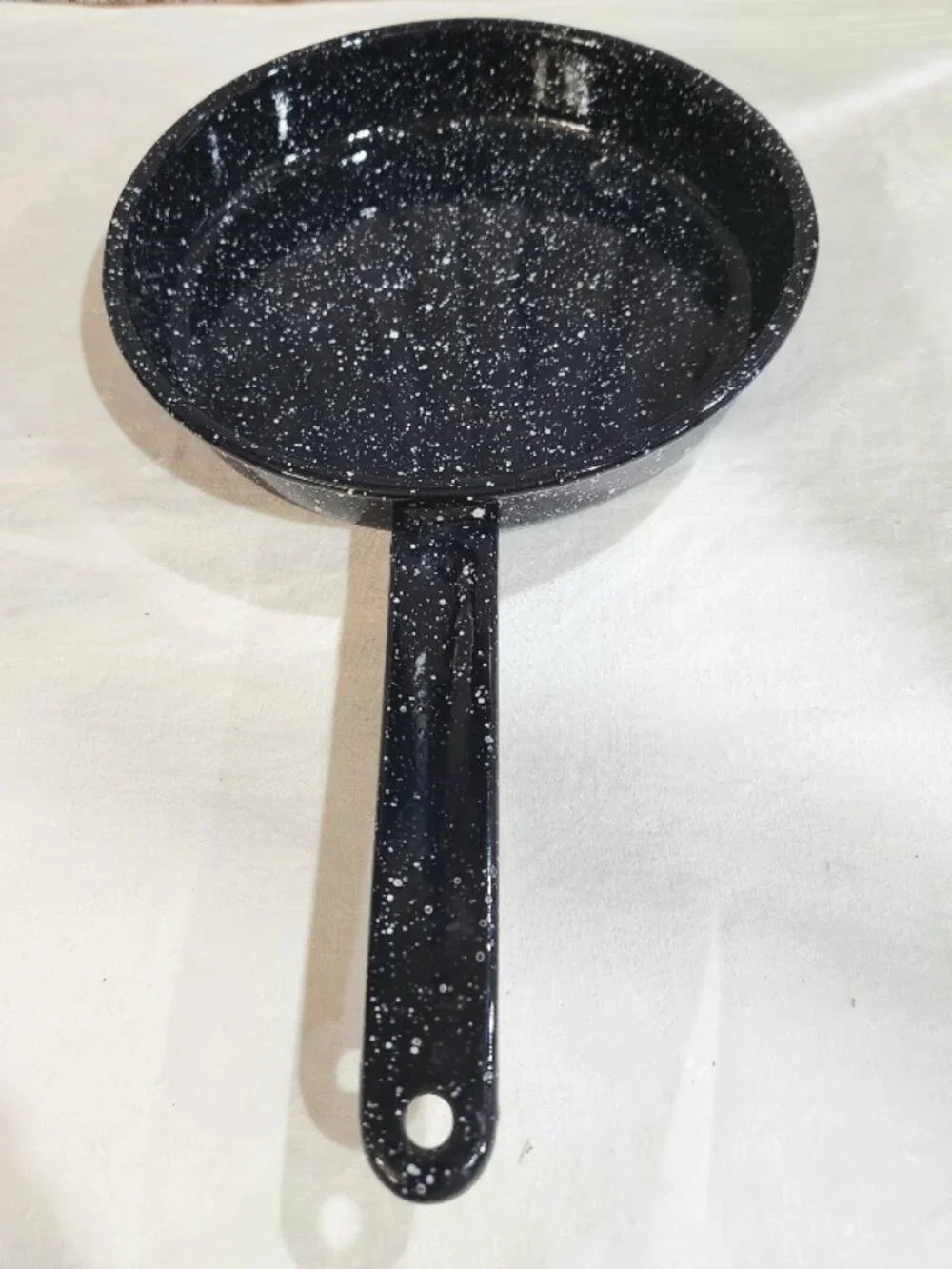 Black/White Speckled Enamelware 9